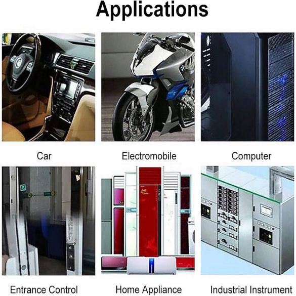 Önzáró/pillanatnyi nyomógombos kapcsoló, KI-BE, kék