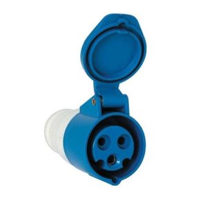 16A 3 tűs 2P+E IP44 vízálló dugasz elektromos csatlakozó