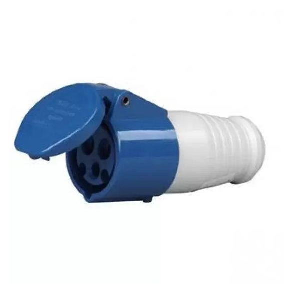 16A 3 tűs 2P+E IP44 vízálló dugasz elektromos csatlakozó