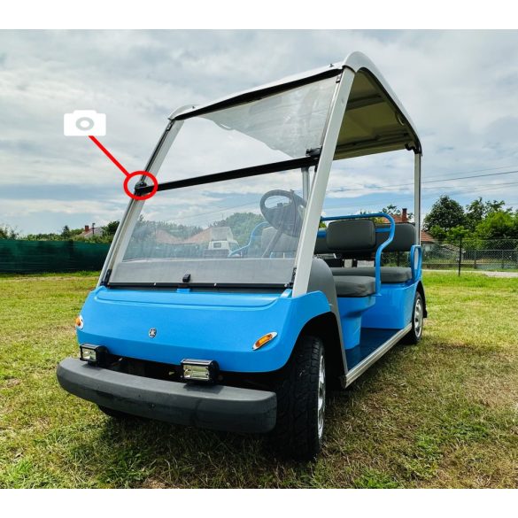 Yamaha G31E golfkocsi ablakcsúszó és konzol