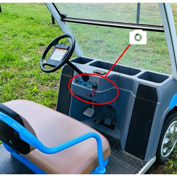 Yamaha G31E golfkocsi műszerfal