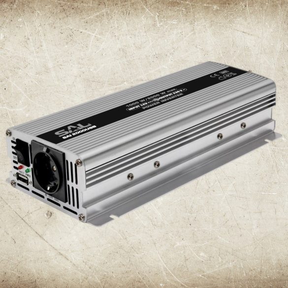 Inverter, 11023EH, 12V-ról 220V-ra, 1000W