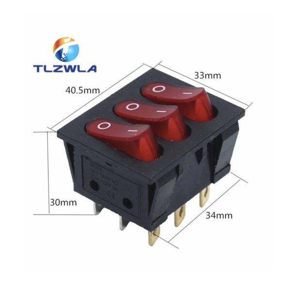 3-as kapcsoló, 9 pólusú