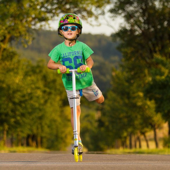 Összecsukható roller WORKER Racer Urban Boy világító kerekekkel