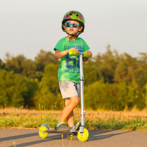 Összecsukható roller WORKER Racer Urban Boy világító kerekekkel