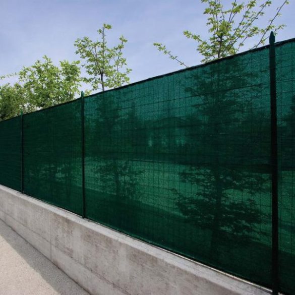 Árnyékoló háló medence fölé, kerítésre, MEDIUMTEX 1x10m zöld 90%-os takarás