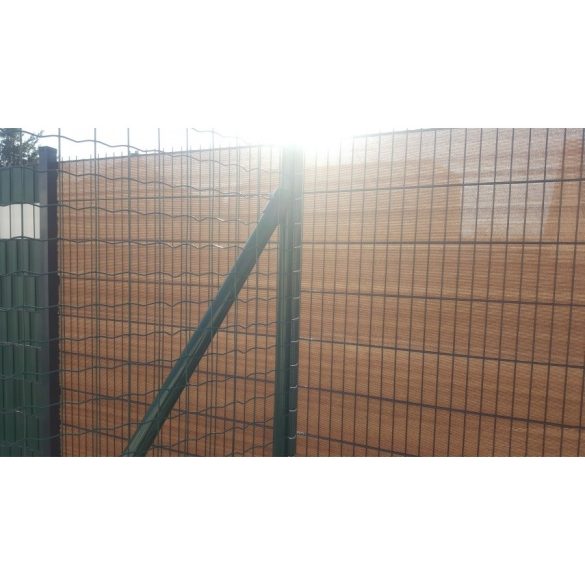 Árnyékoló háló medence fölé, kerítésre, BROWNTEX  1x10m barna 90%-os takarás