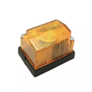 Index lámpa, sárga, kocka