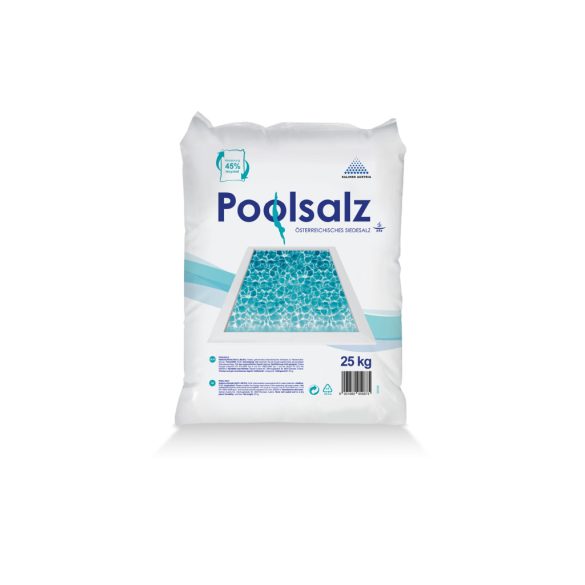 Poolsalz nagy tisztaságú őrölt só - 25kg/zsák