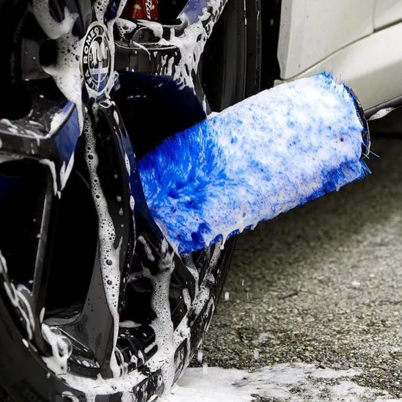 14 részes autó tisztító készlet, külső és belső tisztításhoz, táskával, kék, WOOZE Car Cleaner Set 