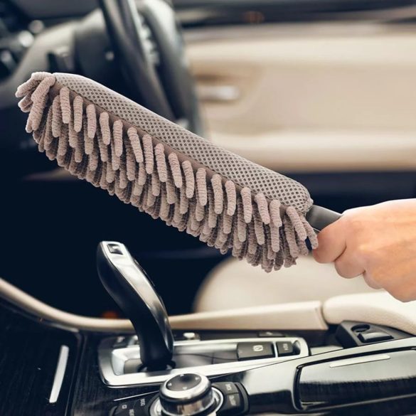 14 részes autó tisztító készlet, külső és belső tisztításhoz, táskával, kék, WOOZE Car Cleaner Set 