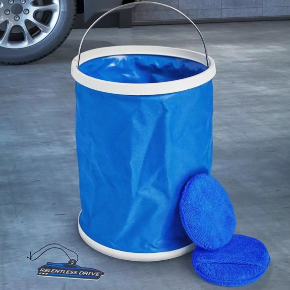 14 részes autó tisztító készlet, külső és belső tisztításhoz, táskával, kék, WOOZE Car Cleaner Set 