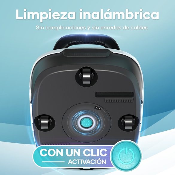 Aiper Scuba 800 SE Elite White akkumulátoros medencetisztító robot, fehér, 80 m2, szűrőkosár: 2 l