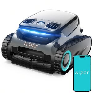 Aiper Scuba S1 Pro akkumulátoros medencetisztító robot, 200 m2, 420 l/perc, szűrőkosár: 5 l