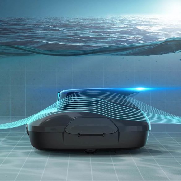 Aiper Scuba SE akkumulátoros medencetisztító robot, 80 m2, 75 l/perc, szűrőkosár: 2 l