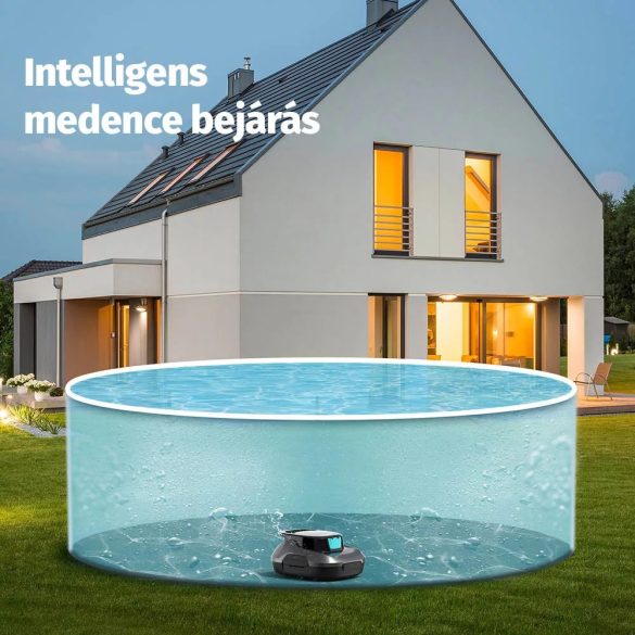 Aiper Scuba SE akkumulátoros medencetisztító robot, 80 m2, 75 l/perc, szűrőkosár: 2 l