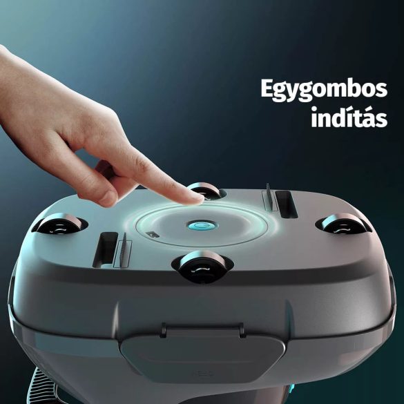 Aiper Scuba SE akkumulátoros medencetisztító robot, 80 m2, 75 l/perc, szűrőkosár: 2 l