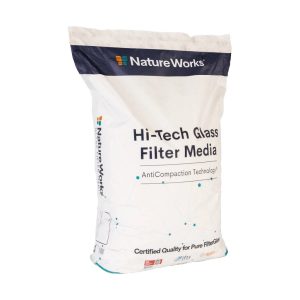 Üveg szűrőtöltet, Nature Works Stage-1, 0,6–1,2 mm, medencéhez, újrahasznosított üveg, 20 kg