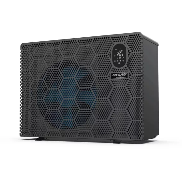 Medence hőszivattyú, Fairland InverX20 09C, inverteres, Turbo Silence technológia, Wi-Fi vezérlés, érintőkijelző, 3 üzemmód, 3D titán hőcserélő, R32 hűtőközeg, 9,5 kW