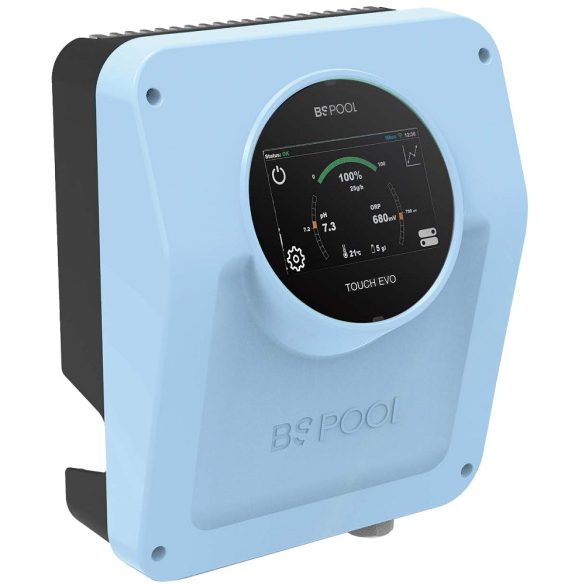 EVO Touch Sóbontó készülék, ph + redox + hőmérséklet szabályozóval, 35g/óra, 150m3-ig
