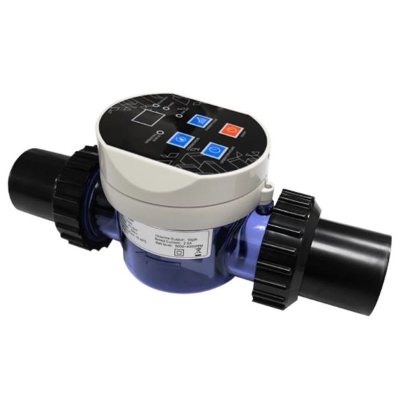 Medence sóbontó, Neo Smart 12 gr/h, kompakt kivitel, Wi-Fi és Bluetooth vezérlés, automata vízfertőtlenítés, alacsony sótartalom, beépített áramláskapcsoló