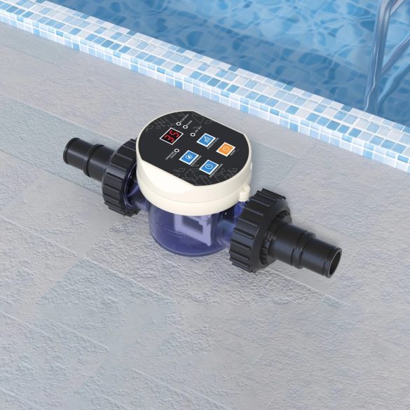 Medence sóbontó, Neo Smart 12 gr/h, kompakt kivitel, Wi-Fi és Bluetooth vezérlés, automata vízfertőtlenítés, alacsony sótartalom, beépített áramláskapcsoló