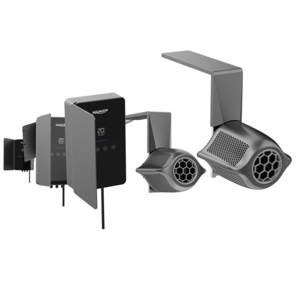 Ellenáramoltató, Fairland Surfing SwimJet M120, 344 × 364 × 281 mm, szürke, inverteres PMSM motorral, érintőképernyős vezérléssel, 0.5 kW