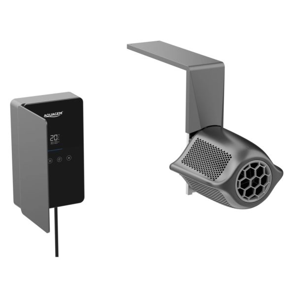 Ellenáramoltató, Fairland Surfing SwimJet M180, 344 × 364 × 281 mm, szürke, inverteres PMSM motorral, érintőképernyős vezérléssel, 0.8 kW