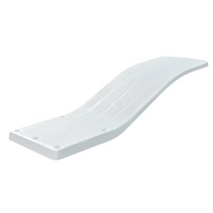 Medence ugródeszka, Bali, üvegszálas kivitel, fehér, 1,6 m, csúszásmentes felület, 100 kg teherbírás