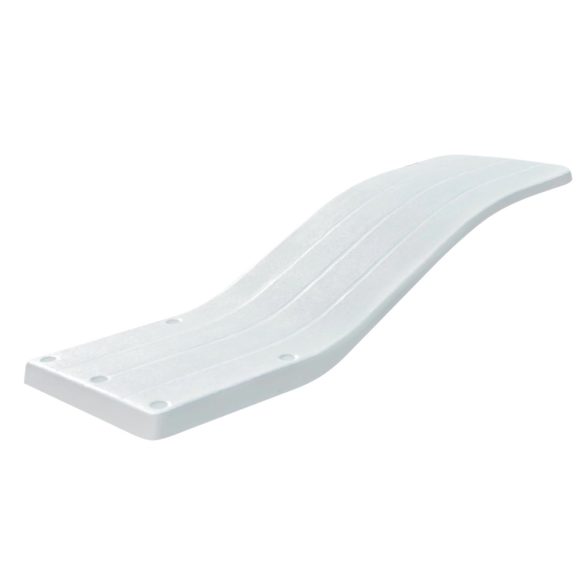 Medence ugródeszka, Bali, üvegszálas kivitel, fehér, 1,6 m, csúszásmentes felület, 100 kg teherbírás