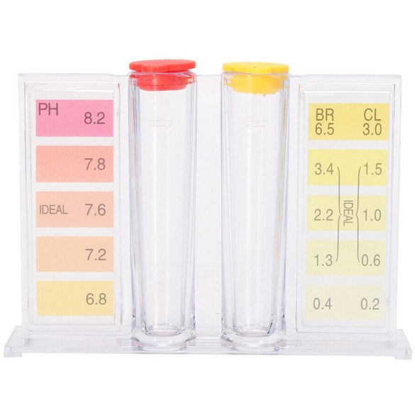 Vízelemző készlet, folyadékos, pH / Cl / Br méréshez