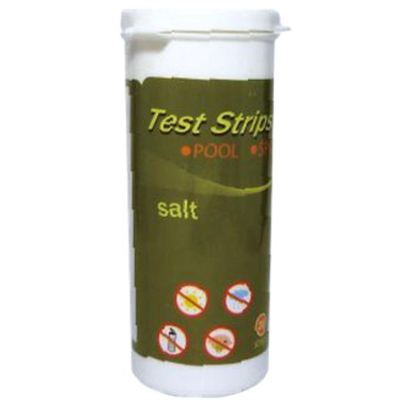 Vízelemző, tesztcsíkos, só tartalom méréséhez, 10 db tesztcsík