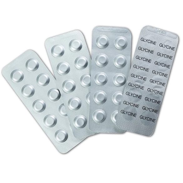Pótreagens indikátor Glycine tabletta, klórdioxid méréshez, 5 levél / csomag