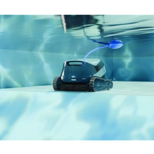 Medencetisztító robot, Dolphin S1000, teljes medencetisztítás (padló, fal, vízvonal, lépcső és napozóterasz tisztítás), PowerStream navigáció, dual aktív kefék, 2,5 óra ciklusidő, finom szűrőkosár