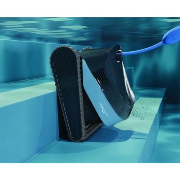 Medencetisztító robot, Dolphin S3000, teljes medencetisztítás (padló, fal, vízvonal, lépcső és napozóterasz tisztítás), PowerStream navigáció, kábelcsavarodás-gátló, applikáció vezérlés, Caddy tartozékkal