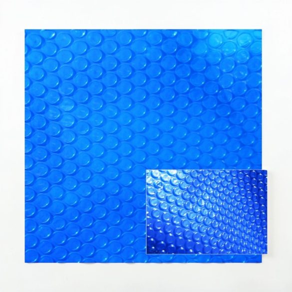 Medence szolártakaró, Blue12-400 Jumbo, 5,0 x 50,0 m, kék, UV stabilizált, 400 mikron, téglalap alakú, polietilén