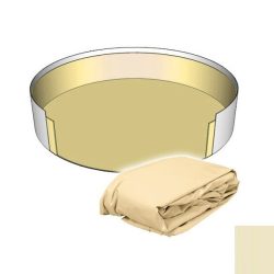 Medence belső fólia, Ibiza, kör alakú, 0.80 mm vastag, D5.0 x 1.5 m, kék