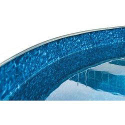   Medence belső fólia, Azuro Swirl, kék, 3,6 x 0,9 m, UV álló, 0,25 mm, kör alakú fémpalástos medencéhez