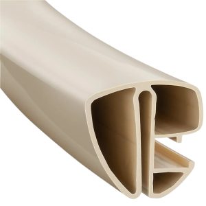 Fóliarögzítő profilsín, Ibiza, homok színű, 4,16 x 8,0 m, ovális medencéhez, felső sín