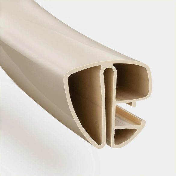 Fóliarögzítő profilsín, Ibiza, homok színű, 4,16 x 8,0 m, ovális medencéhez, felső sín