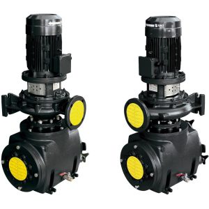 Saci CF-2 550 álló öntvény centrifugál IE3 medence szivattyú, 3~ 230V / 400V, 5.5 LE, 84m3/h