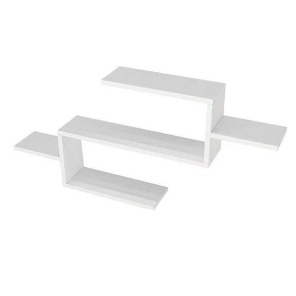Falipolc 104x49,4x14,5cm fehér