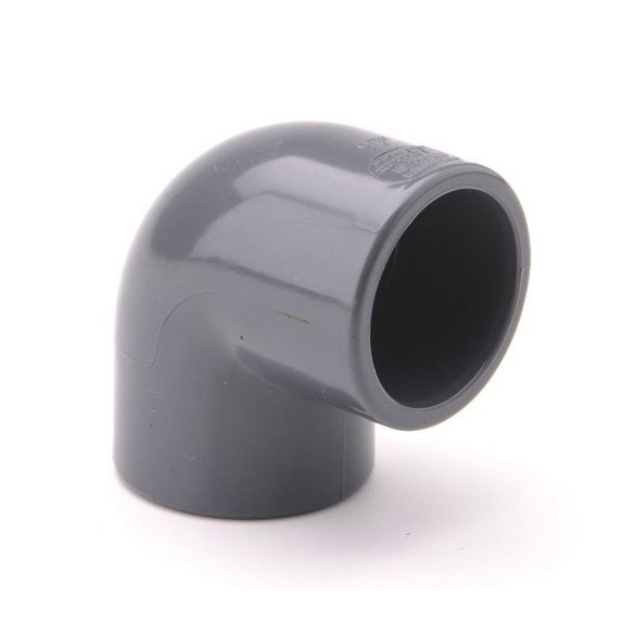 PVC idom, 90 fokos könyök, D50 mm