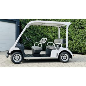 Yamaha G31E, 5 személyes, teljesen felújított golfkocsi, fehér, alufelnivel