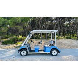   Yamaha G31E, 5 személyes, teljesen felújított golfkocsi, sötétkék