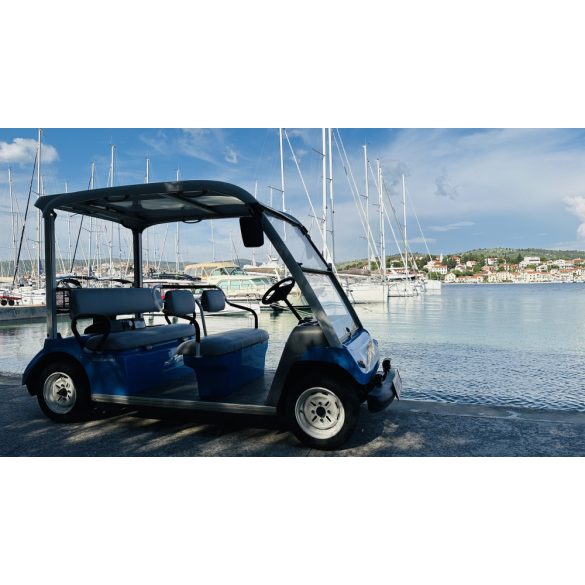 Yamaha G31E, 5 személyes, teljesen felújított golfkocsi, sötétkék