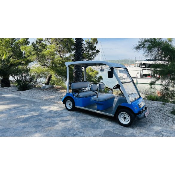 Yamaha G31E, 5 személyes, teljesen felújított golfkocsi, sötétkék