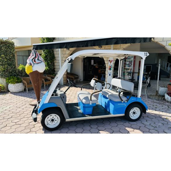Yamaha G31E, 5 személyes, teljesen felújított golfkocsi, sötétkék