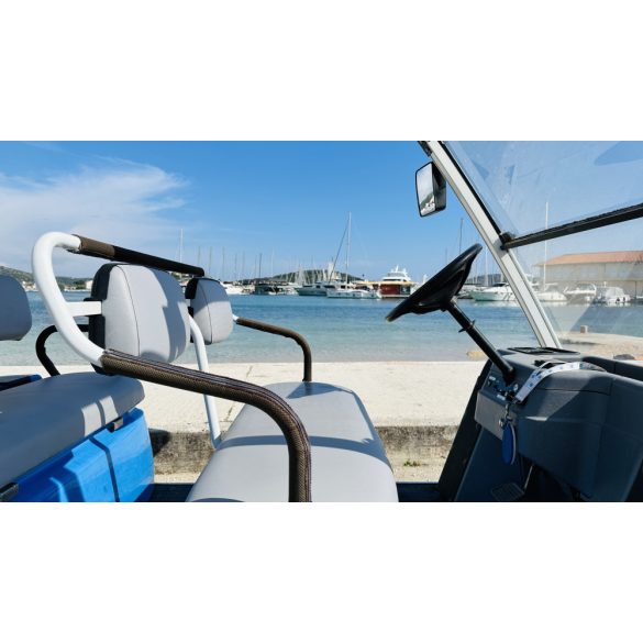 Yamaha G31E, 5 személyes, teljesen felújított golfkocsi, sötétkék