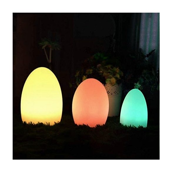 Úszó design LED lámpa, távirányítóval, tojás alakú